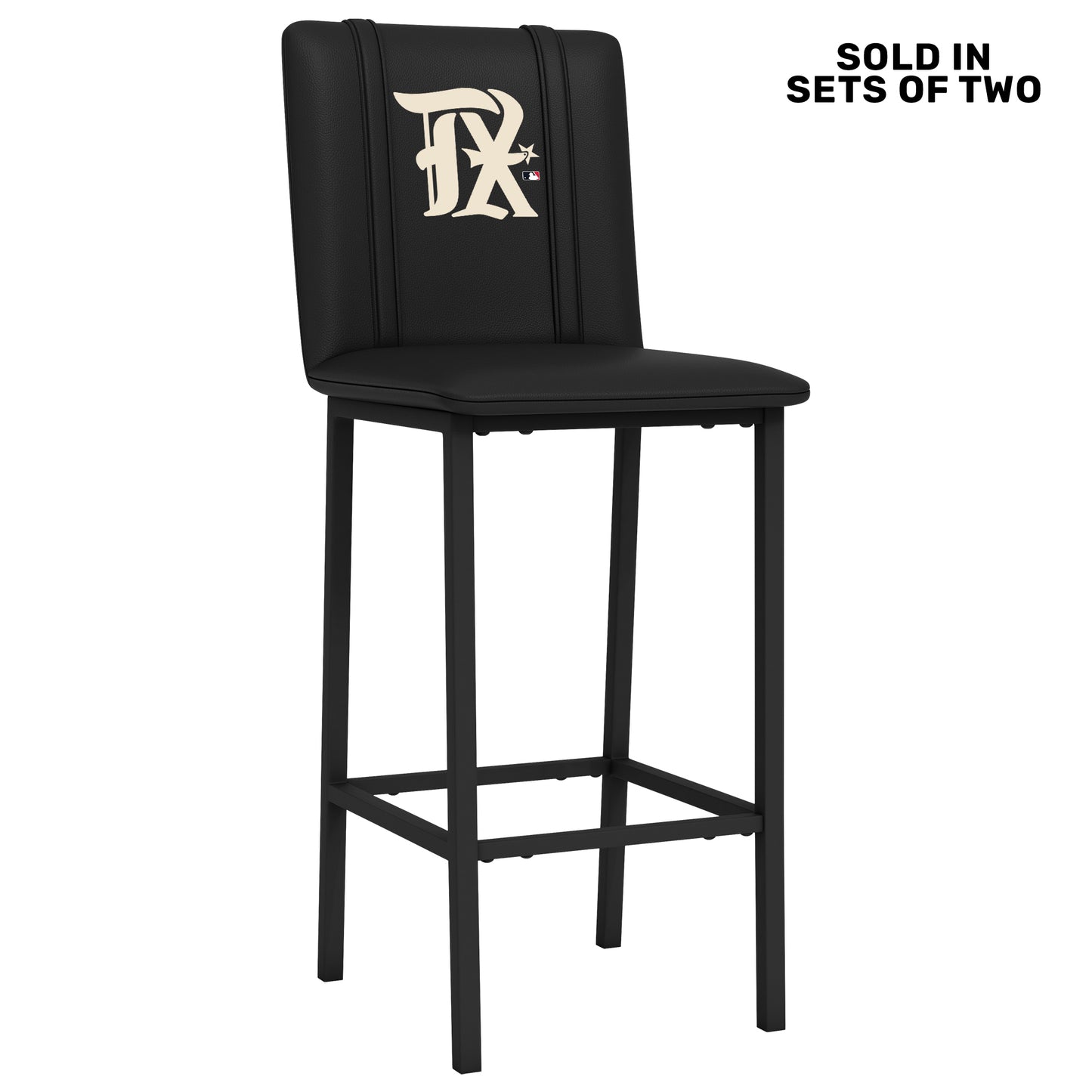 Bar Stool 500 with Texas Rangers City Connect Primary Logo Set of 2