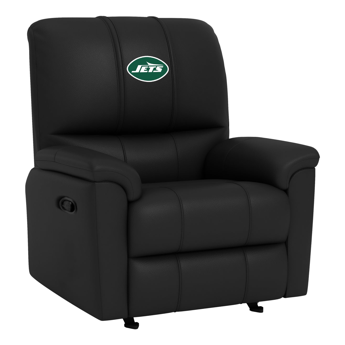 Rocker Recliner with New York Jets Legacy Secondary Logo