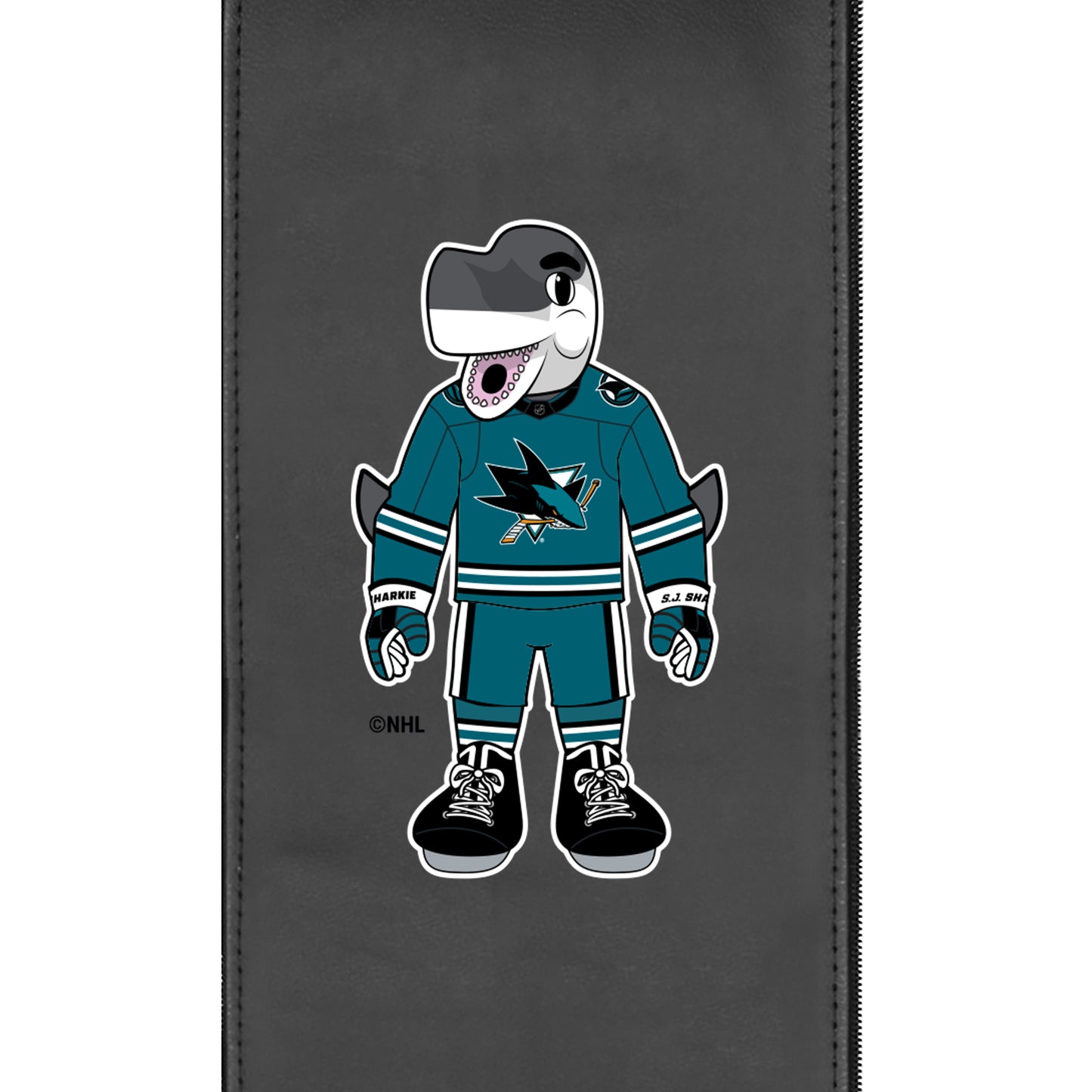 Side Chair 2000 with San Jose Sharks Sharkie Mascot Logo Set of 2