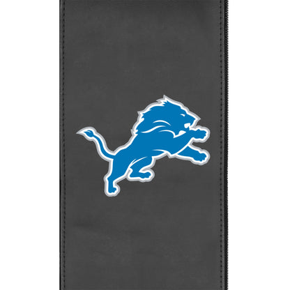 Silver Sofa with  Detroit Lions Primary Logo