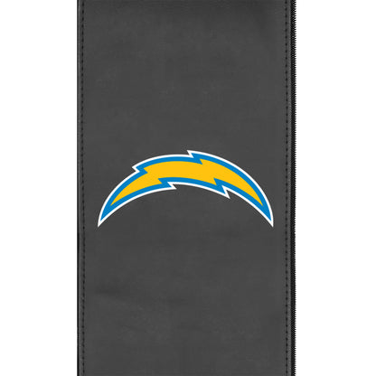 Silver Loveseat with  Los Angeles Chargers Primary Logo
