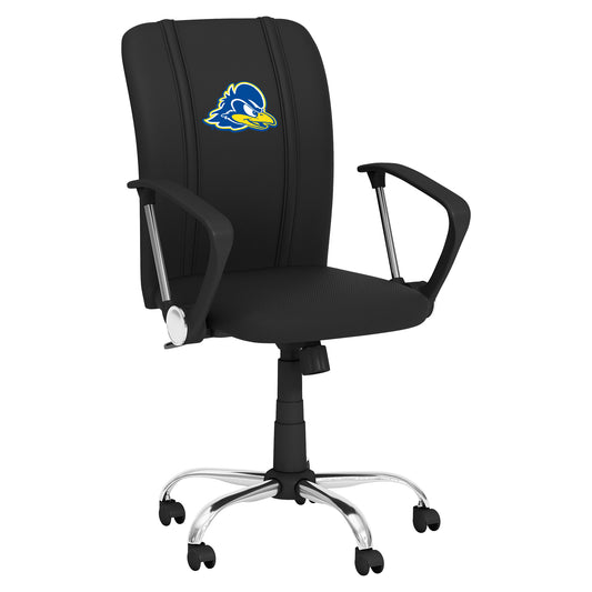 Curve Task Chair with Delaware Blue Hens Logo