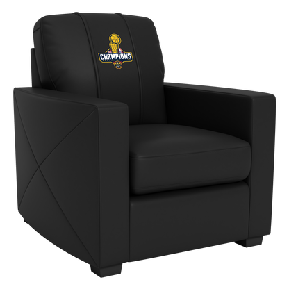 Silver Club Chair with Denver Nuggets 2023 Championship Logo