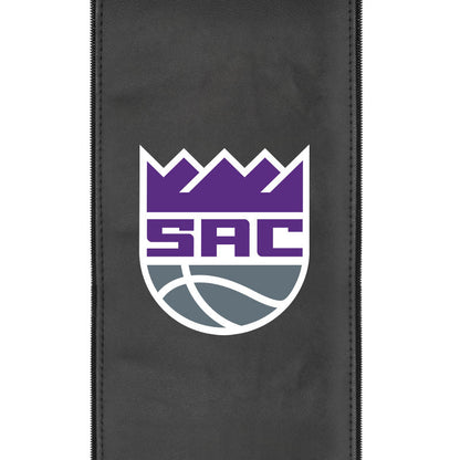 Silver Loveseat with Sacramento Kings Secondary Logo
