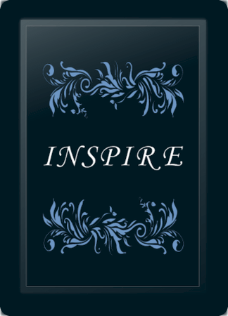 Inspire Floral Horizontal Blue