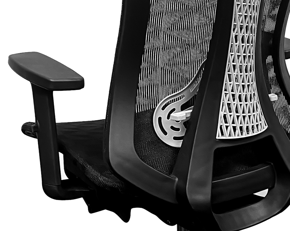 Glide Ergonomic Mesh Office Chair with Headrest and Lumbar Support