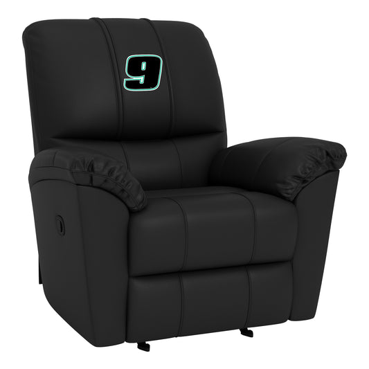 Rocker Recliner with Chase Elliott #9 Black Logo