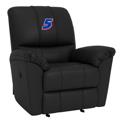 Rocker Recliner with Kyle Larson #5 Blue Logo