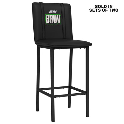 Bar Stool 500 with AEW Will Osprey Bruv Logo Set of 2