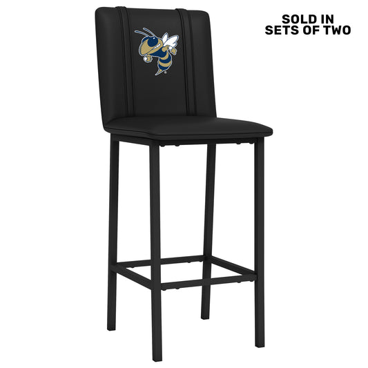 Bar Stool 500 with Georgia Tech Yellow Jackets Alternate Buzz Logo Set of 2
