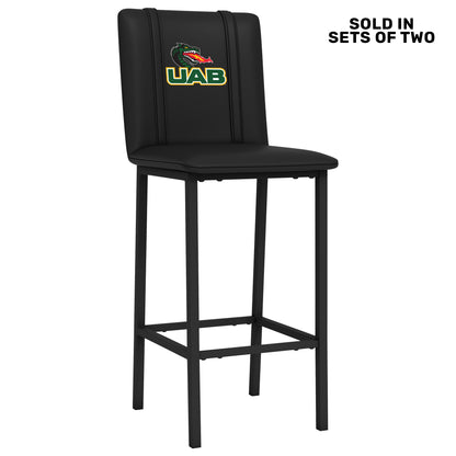 Bar Stool 500 with Alabama Birmingham Blazers Spirit Logo Set of 2