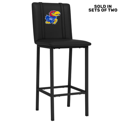 Bar Stool 500 with Kansas Jayhawks Logo Set of 2