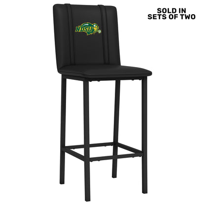 Bar Stool 500 with North Dakota State Bison Primary Logo Set of 2