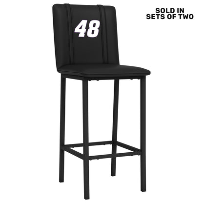 Bar Stool 500 with Alex Bowman #48 Logo Set of 2