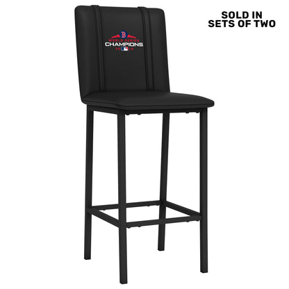 Bar Stool 500 with Boston Red Sox 2018 Champions Logo Set of 2