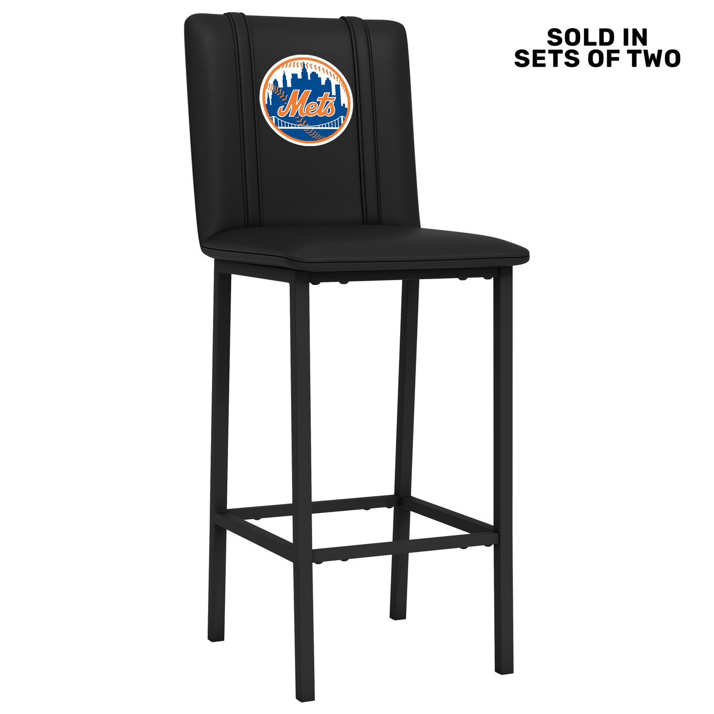 Bar Stool 500 with New York Mets Logo Set of 2