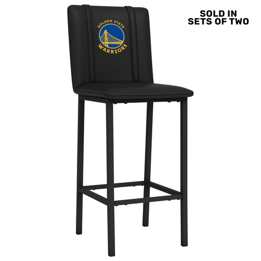 Bar Stool 500 with Golden State Warriors Global Logo Set of 2