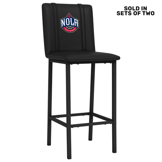 Bar Stool 500 with New Orleans Pelicans NOLA Set of 2