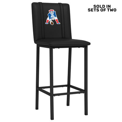 Bar Stool 500 with New England Patriots Classic Logo Set of 2