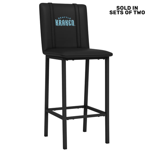 Bar Stool 500 with Seattle Kraken Alternate Logo Set of 2
