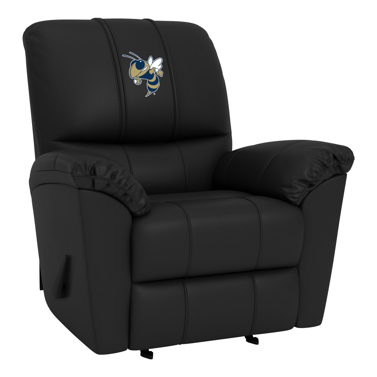 Freedom Rocker Recliner with Georgia Tech Yellow Jackets Alternate Buzz Logo