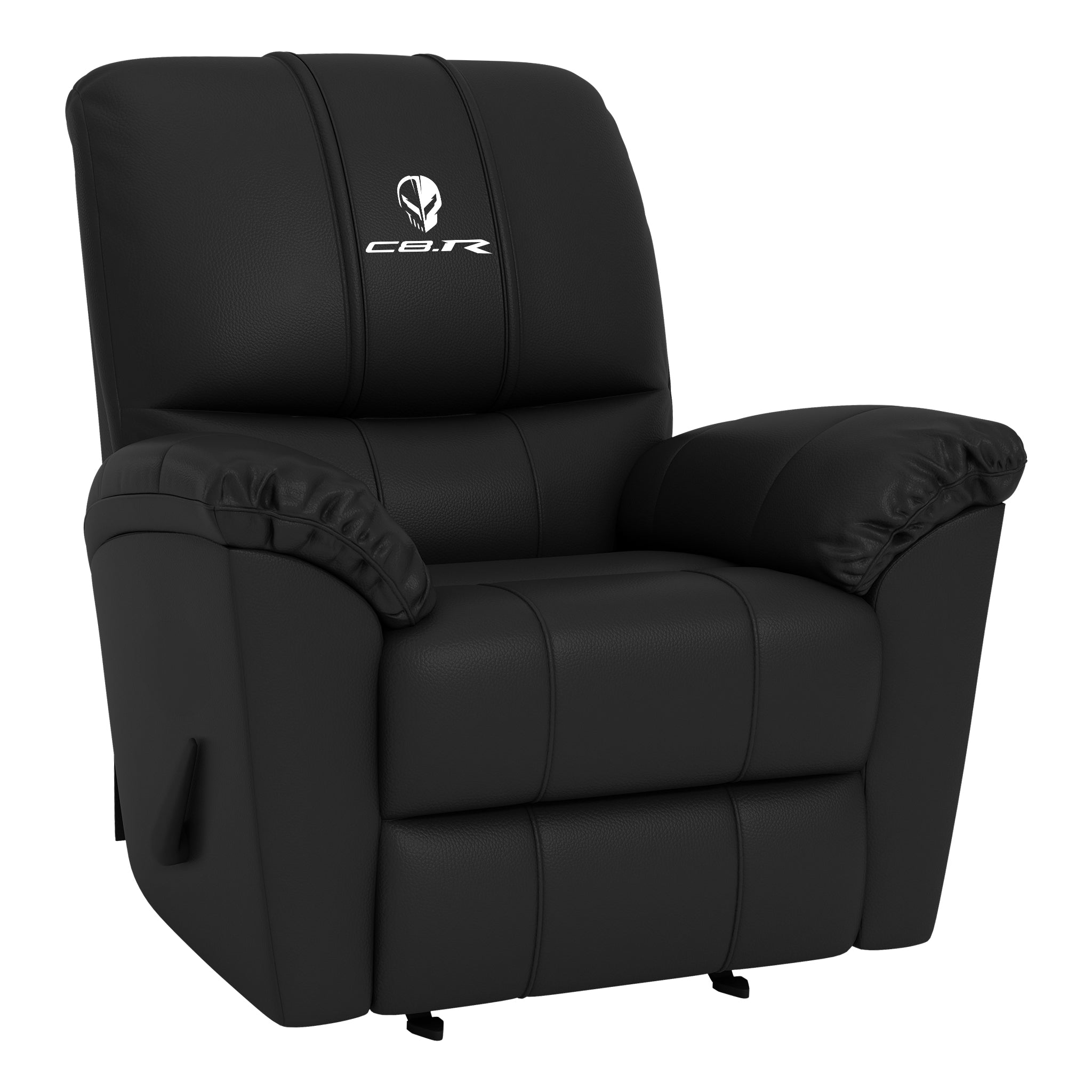 Freedom Rocker Recliner with C8R Jake White Logo – Zipchair