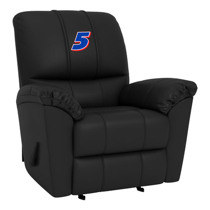 Freedom Rocker Recliner with Kyle Larson #5 Blue Logo