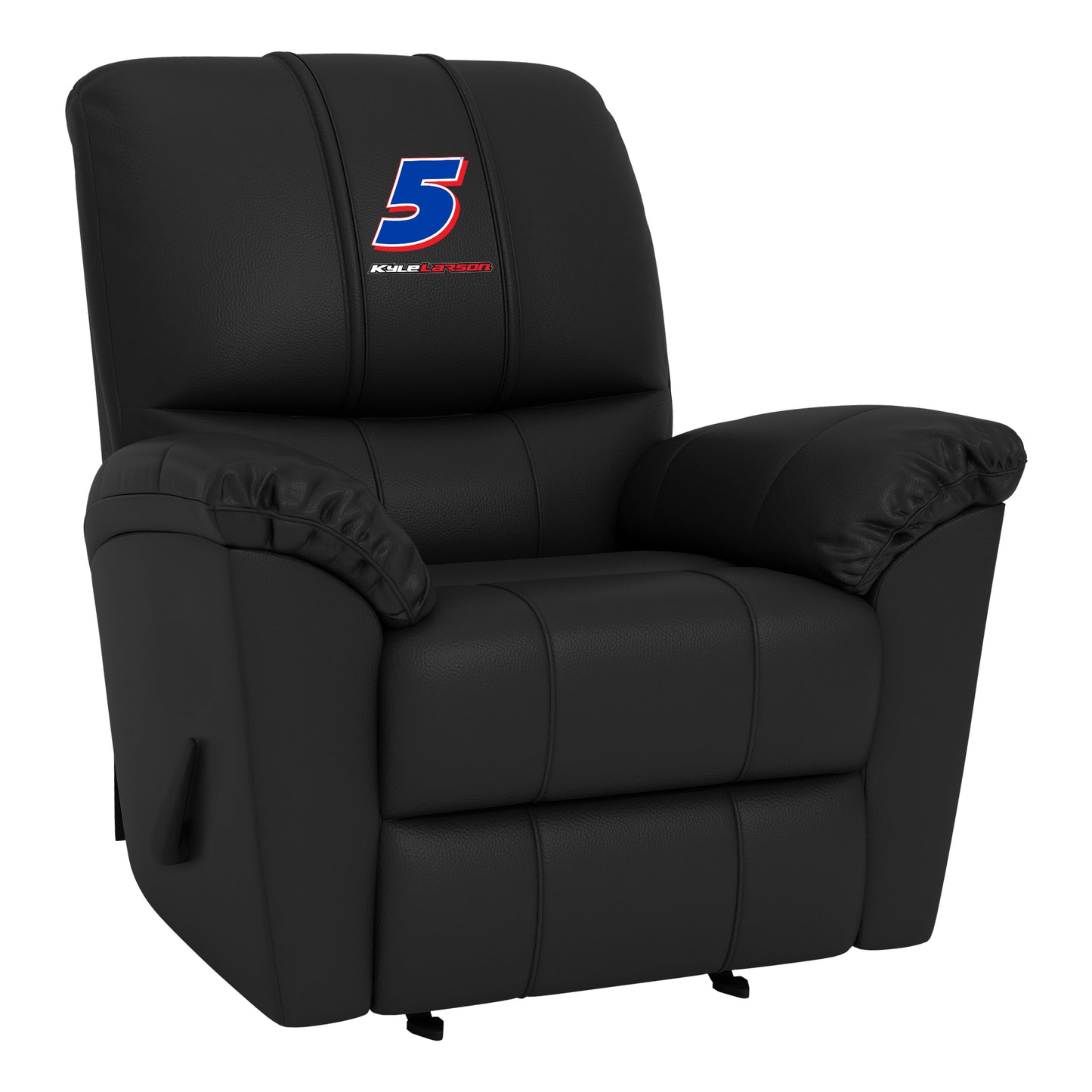 Freedom Rocker Recliner with Kyle Larson #5 Name Rail Logo