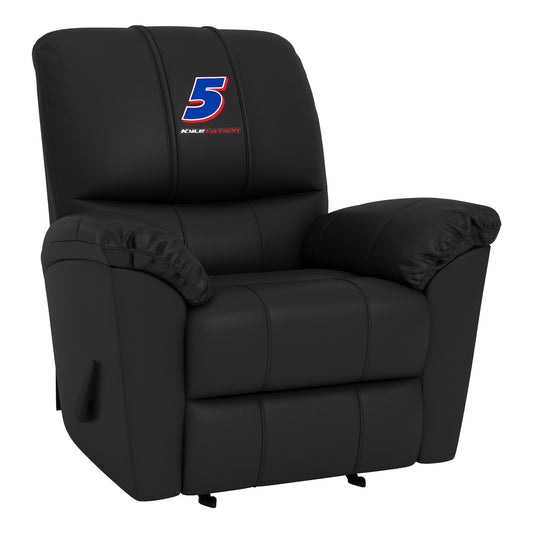 Freedom Rocker Recliner with Kyle Larson #5 Name Rail Logo