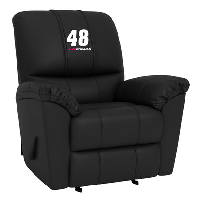 Freedom Rocker Recliner with Alex Bowman #48 with Name Rail Logo