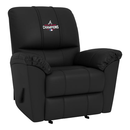 Freedom Rocker Recliner with Atlanta Braves 2021 World Champions Logo