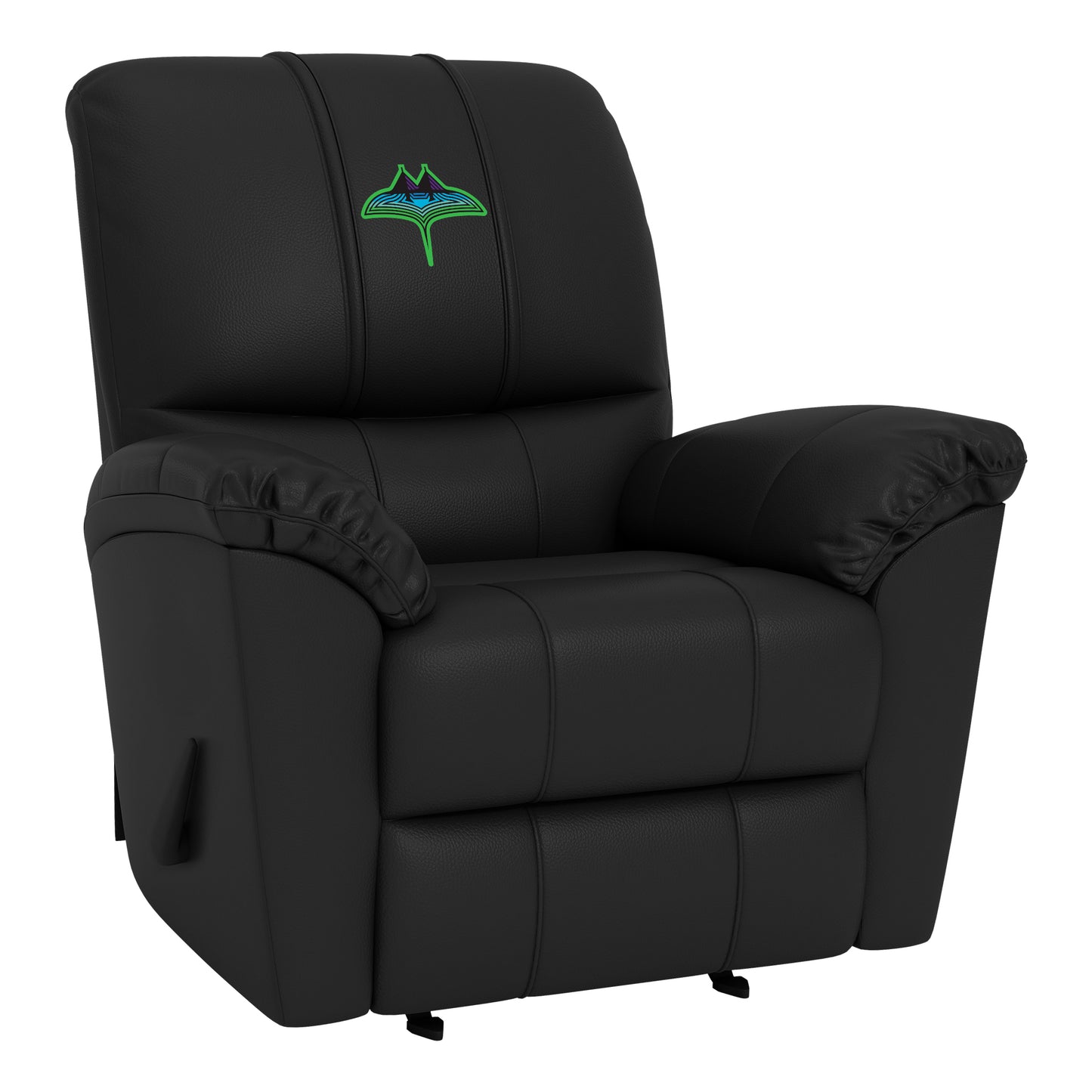 Freedom Rocker Recliner with Tampa Bay Rays City Connect Skyway Logo