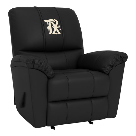 Freedom Rocker Recliner with Texas Rangers City Connect Primary Logo