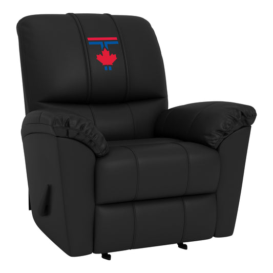 Freedom Rocker Recliner with Toronto Blue Jays City Connect Maple Leaf Logo