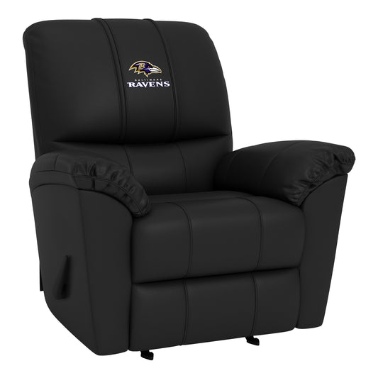 Freedom Rocker Recliner with Baltimore Ravens Secondary Logo
