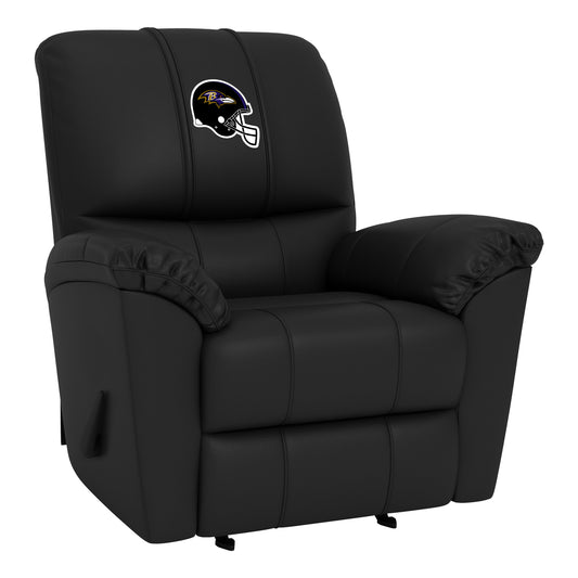 Freedom Rocker Recliner with Baltimore Ravens Helmet Logo