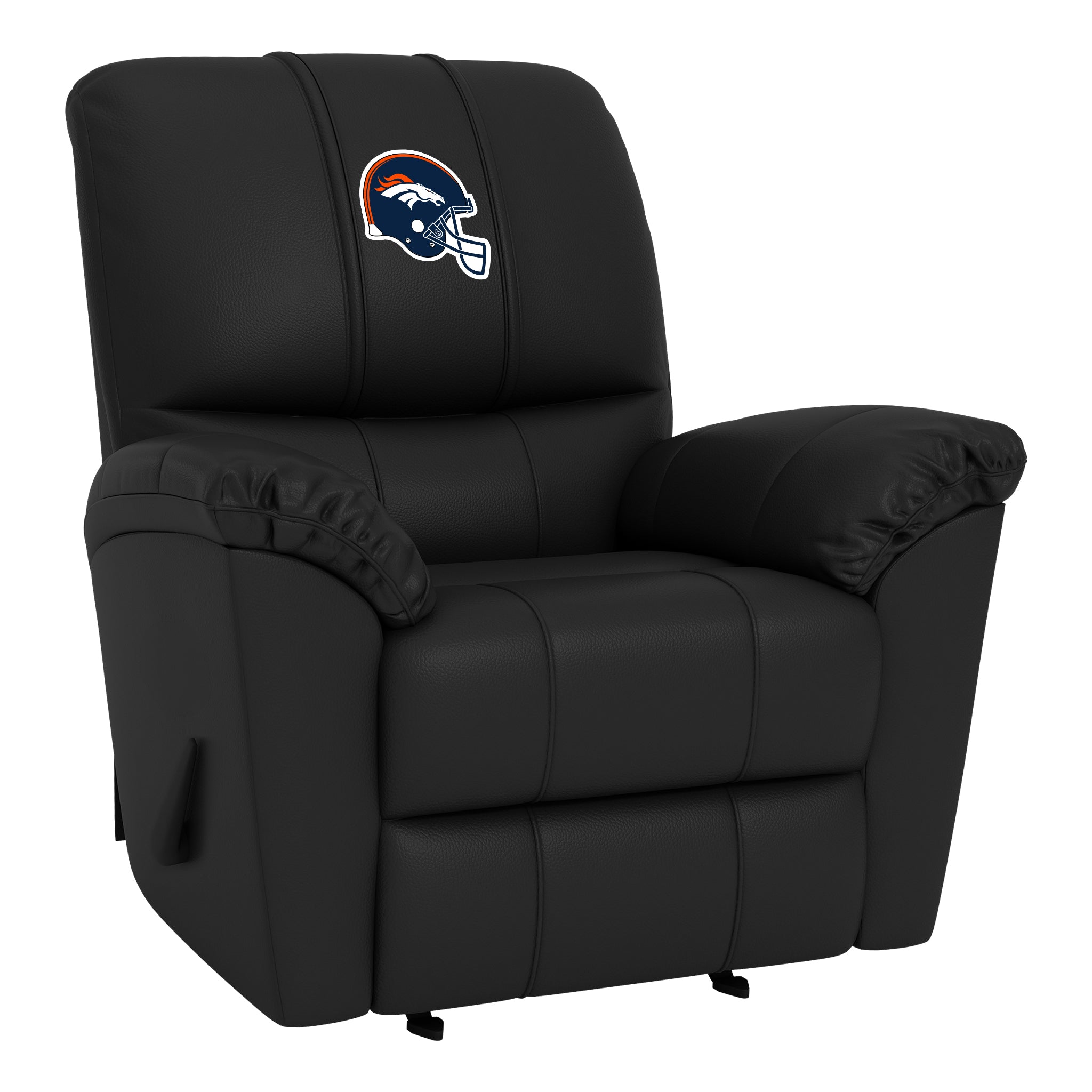 Freedom Rocker Recliner with Denver Broncos Helmet Logo β Zipchair