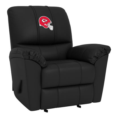 Freedom Rocker Recliner with Kansas City Chiefs Helmet Logo