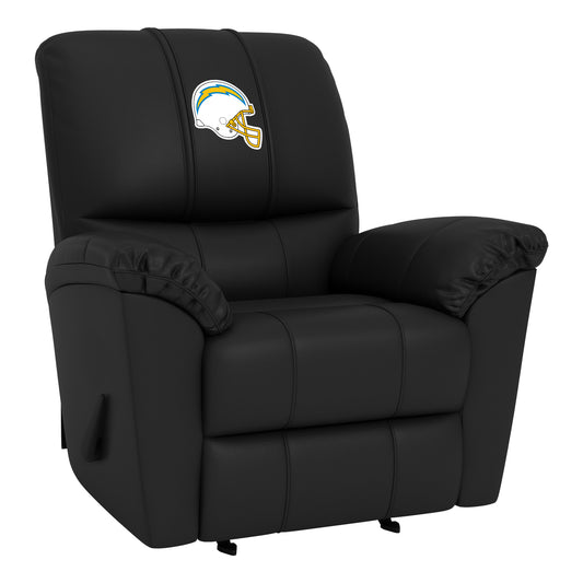 Freedom Rocker Recliner with Los Angeles Chargers Helmet Logo