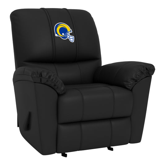 Freedom Rocker Recliner with Los Angeles Rams Helmet Logo