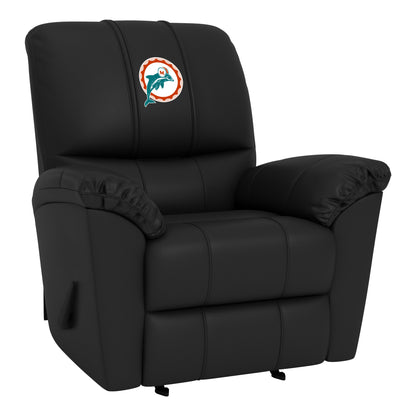 Freedom Rocker Recliner with Miami Dolphins Alternate Logo