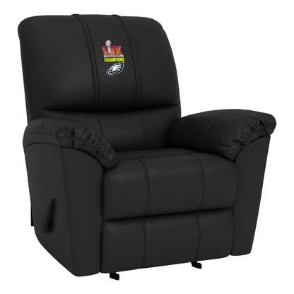 Freedom Rocker Recliner with Philadelphia Eagles Super Bowl LIX  Champions Logo