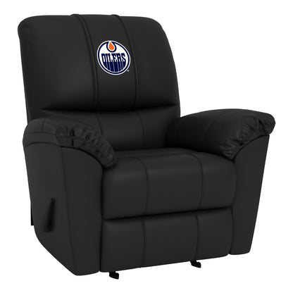 Freedom Rocker Recliner with Edmonton Oilers Logo