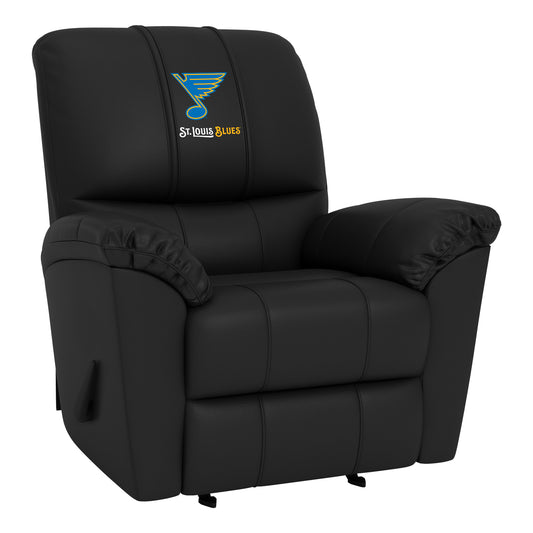 Freedom Rocker Recliner with St. Louis Blues Wordmark Logo