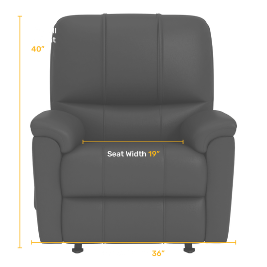 Rocker Recliner in Commercial Grade Upholstery without Logo Zipchair