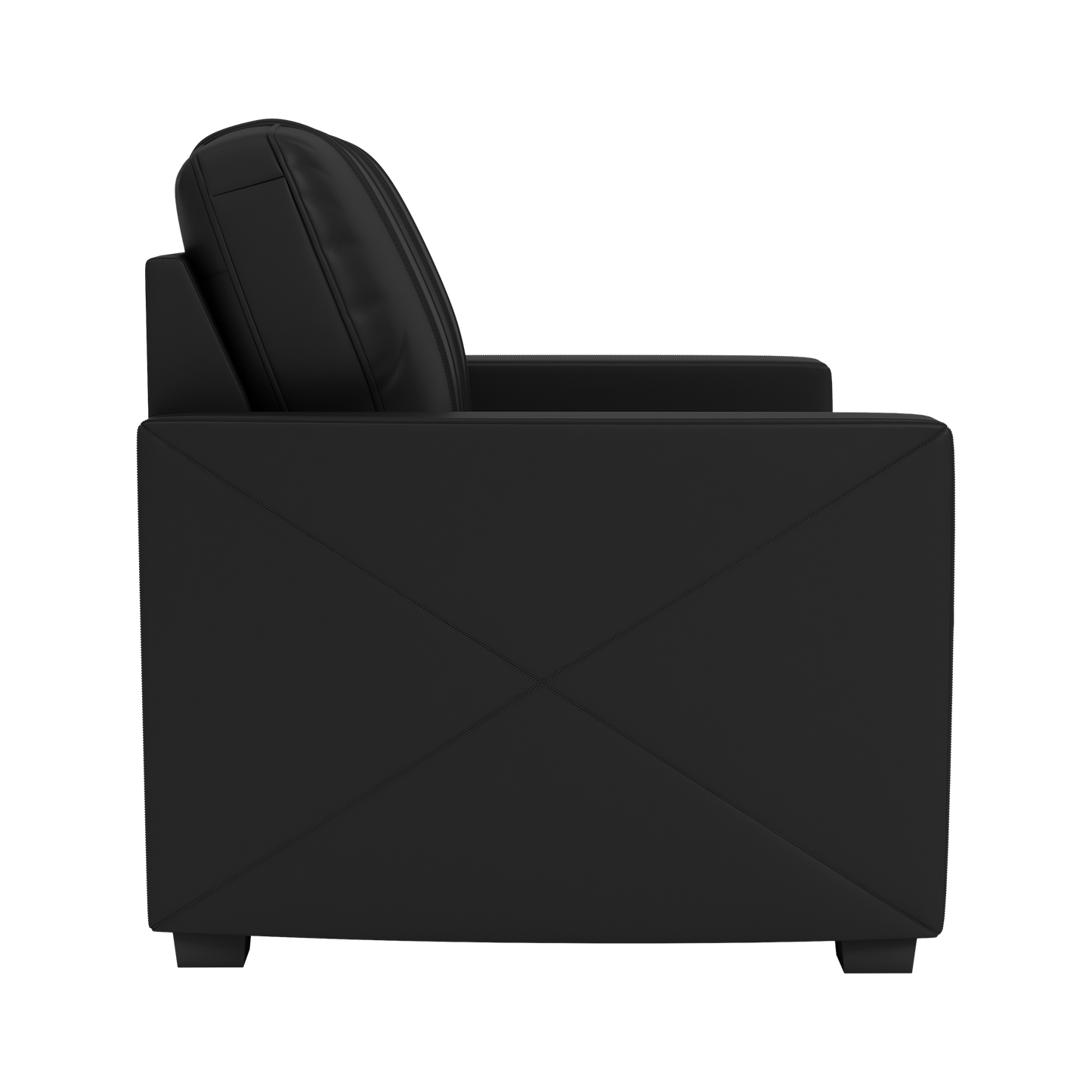 Silver Loveseat with Colorado Rockies City Connect Logo