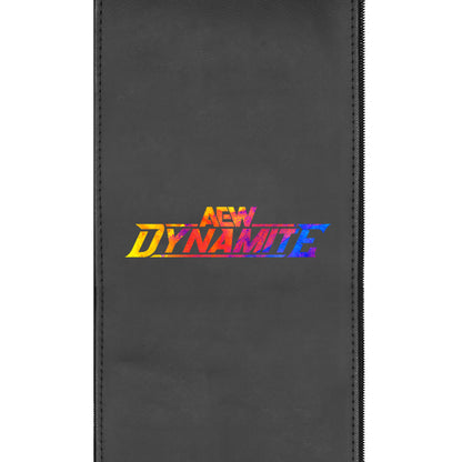 Dyno Stationary Sofa with  All Elite Wrestling Dynamite Color Logo