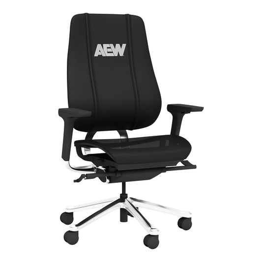 PhantomX Mesh Gaming Chair with  All Elite Wrestling Primary White Logo