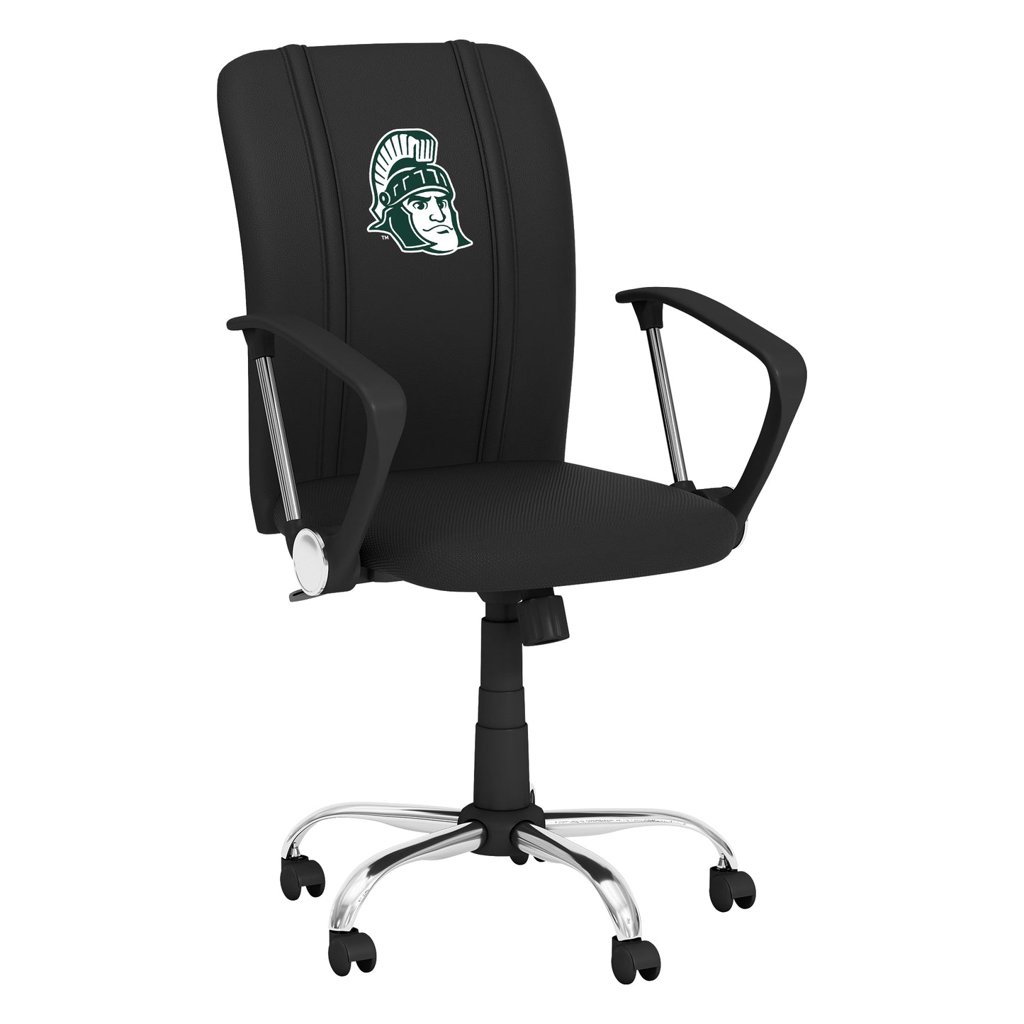 Curve Task Chair with Michigan State Spartans Sparty Logo