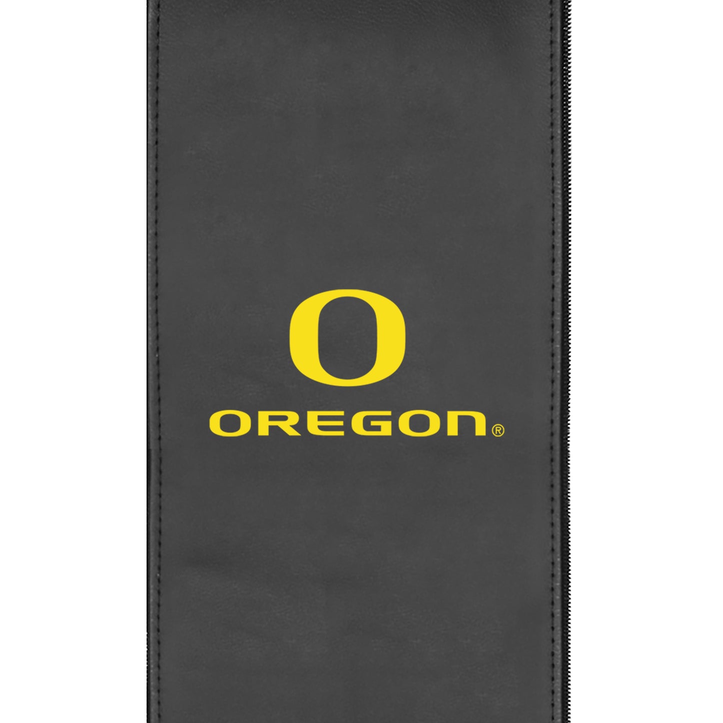 Silver Loveseat with Oregon Ducks Secondary Logo